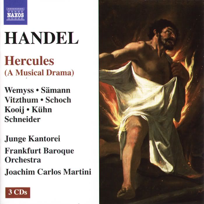 Junge Kantorei, Frankfurt Baroque Orchestra - George Frideric Handel - Hercules (3 CDs)