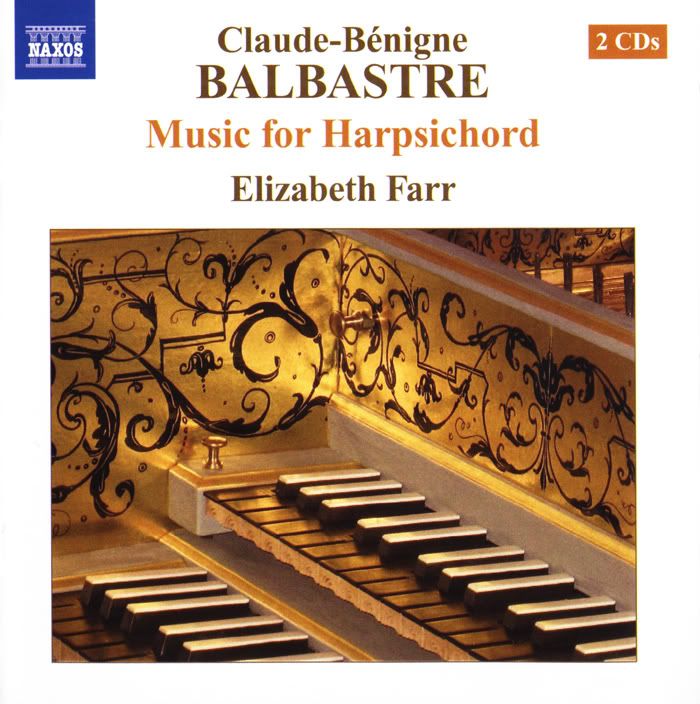 Elizabeth Farr - harpsichord - Claude-Benigne Balbastre - Music for Harpsichord (2 CDs)