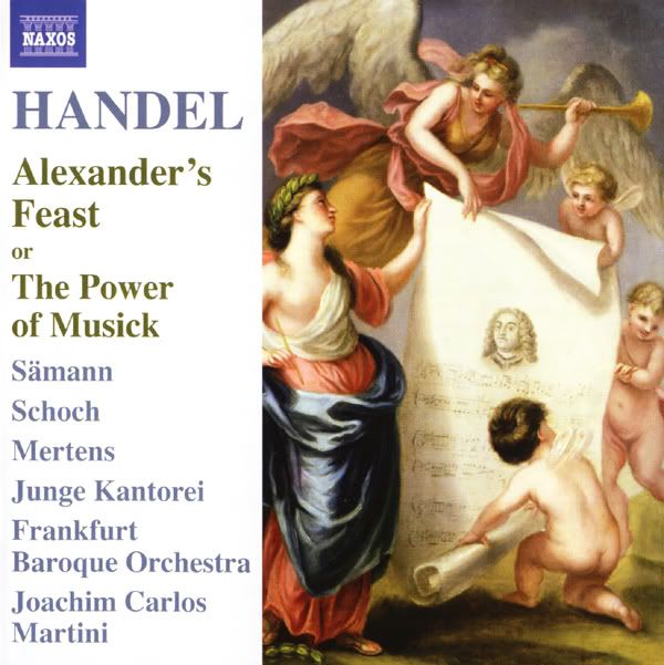 Junge Kantorei, Frankfurt Baroque Orchestra - Handel - Alexander's Feast, or The Power of Musick