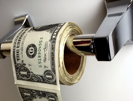 Money Toilet Paper Roll Pictures, Images and Photos