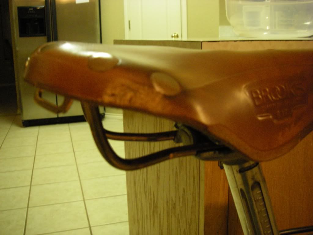 Bike Forums Repairing Brooks saddle road rash