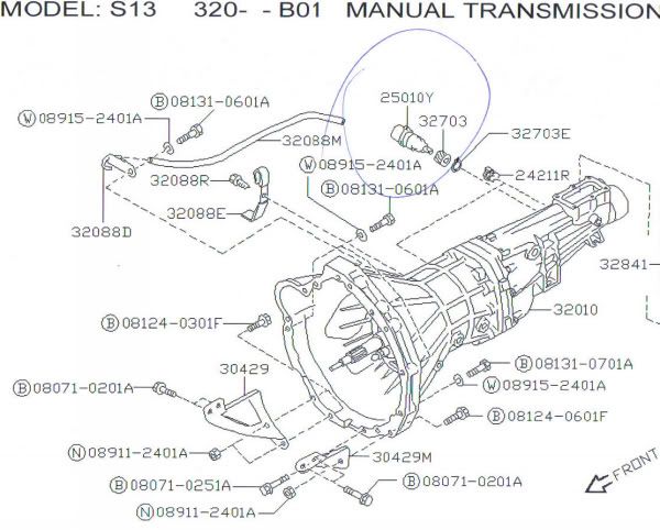 1991 Nissan 240sx speedometer problems #3