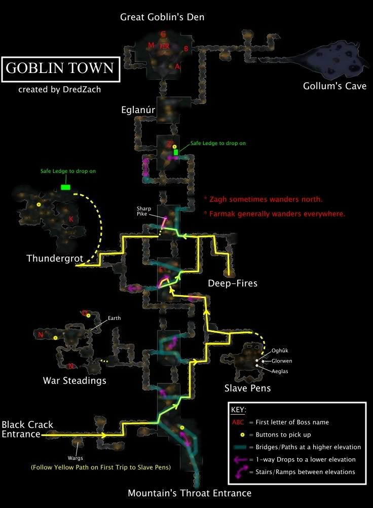 Misty Mountains Goblin Town Lotro End Game Guides