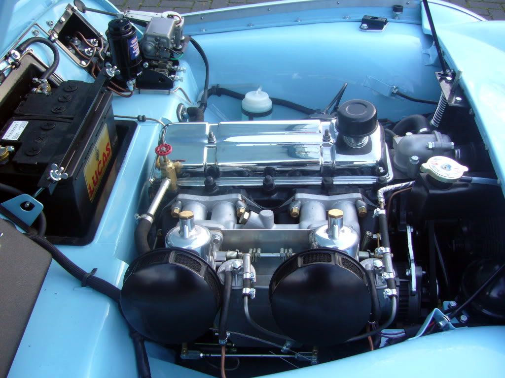 Anybody got a picture of the fuel pipe routing in engine bay - TR2/3/3A