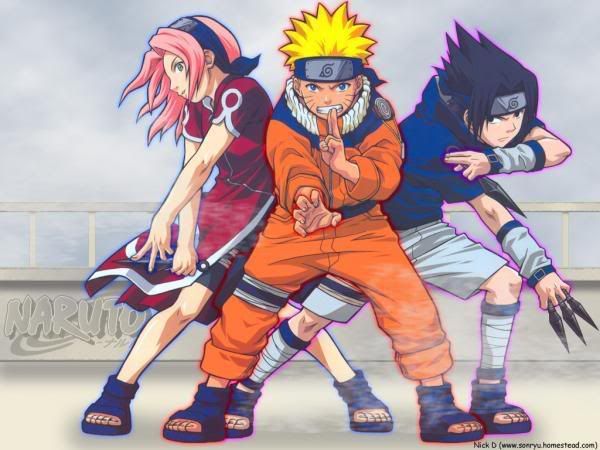 naruto-sasuke-sakura.jpg Naruto, Sasuke, Sakura image by nicolesohma