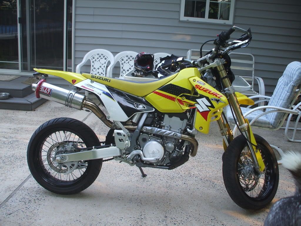 side number plate trim on a drz400sm anyone? SuperMoto Junkie