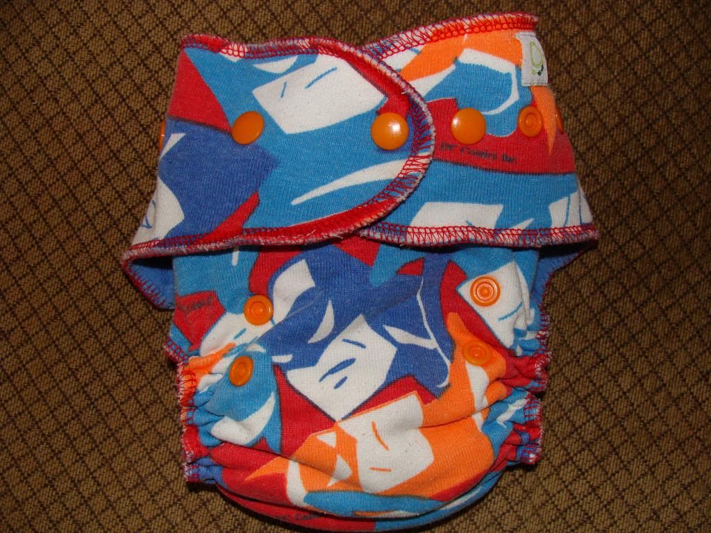 Green Scene OS fitted Batman diaper, PPD Green Scene OS fitted Batman diaper, PPD