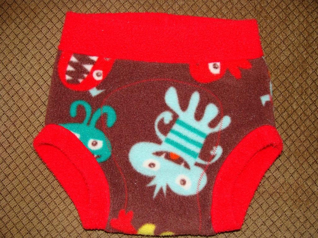 Monsters fleece soaker, PPD Monsters fleece soaker, PPD
