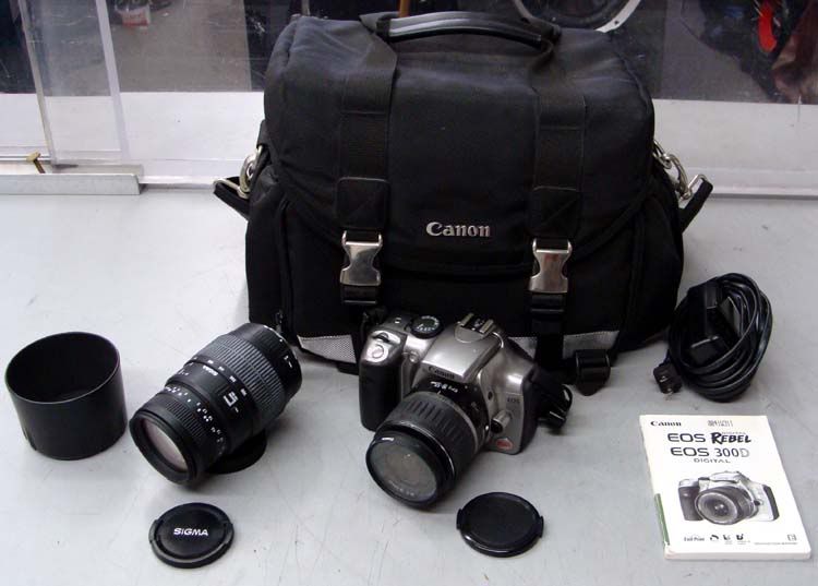 canon rebel eos slr 300d camera. Canon EOS Rebel 300D DS6041
