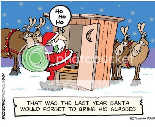 Santa and the Outhouse