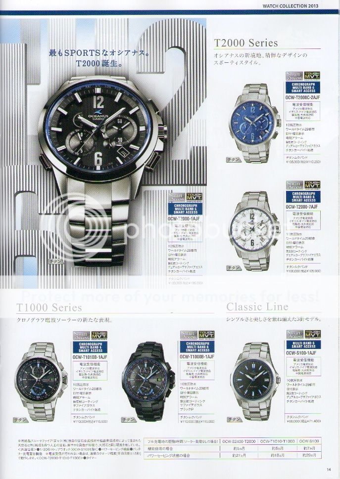 Casio Watch Collection 2013 Vol.1 Catalogue