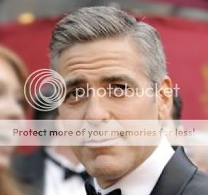 George Clooney hair style cut