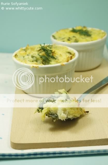 Broccoli Fish Pie with Yoghurt Sauce and Dill