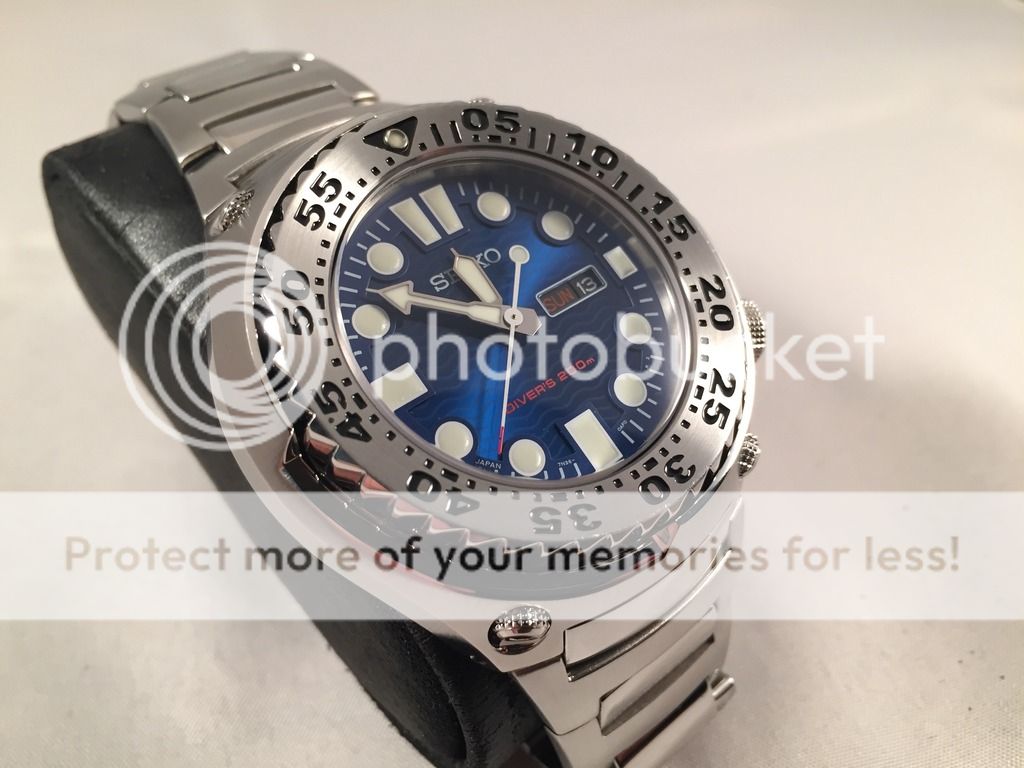 Seiko Blue Wave Dial SHC057 Sawtooth As New $425 Complete With Boxes | The  Watch Site