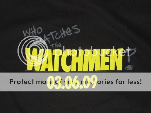 THE WATCHMEN Movie Premiere T Shirt Medium M comicon